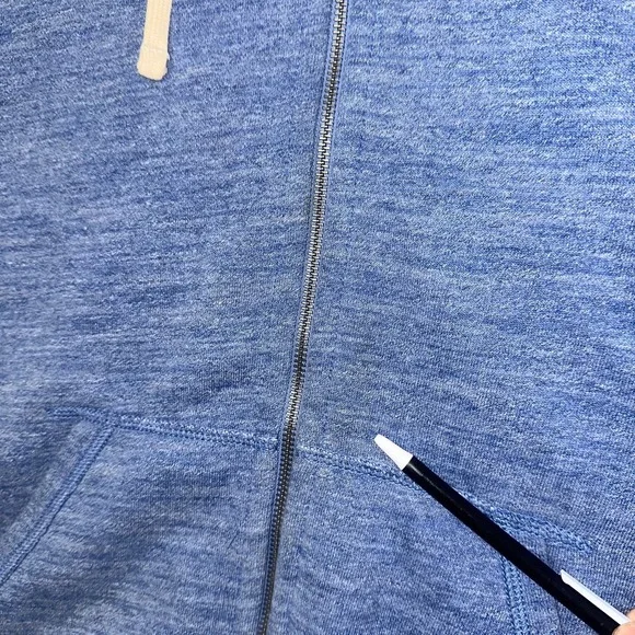 polo Ralph Lauren mens hoodie full zip blue jacket size large pony embroidered - Picture 7 of 12